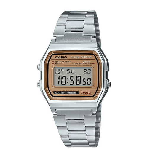 Vintage A159WA-N1 Gold Face Digital Watch